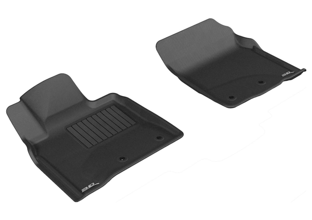 3D MAXpider 2012-2020 Lexus/Toyota LX/Land Cruiser Kagu 1st Row Floormat - Black - L1LX04411509