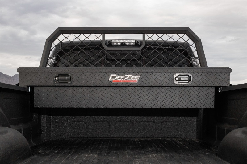 Deezee Universal Tool Box - Red Crossover - Single Lid Black BT (Txt Blk) - DZ10170TB