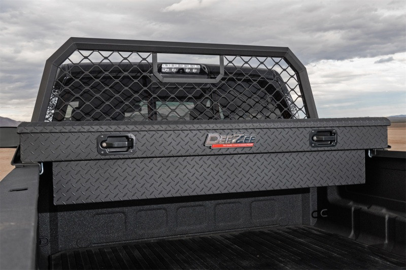 Deezee Universal Tool Box - Red Crossover - Single Lid Black BT (Txt Blk) - DZ10170TB