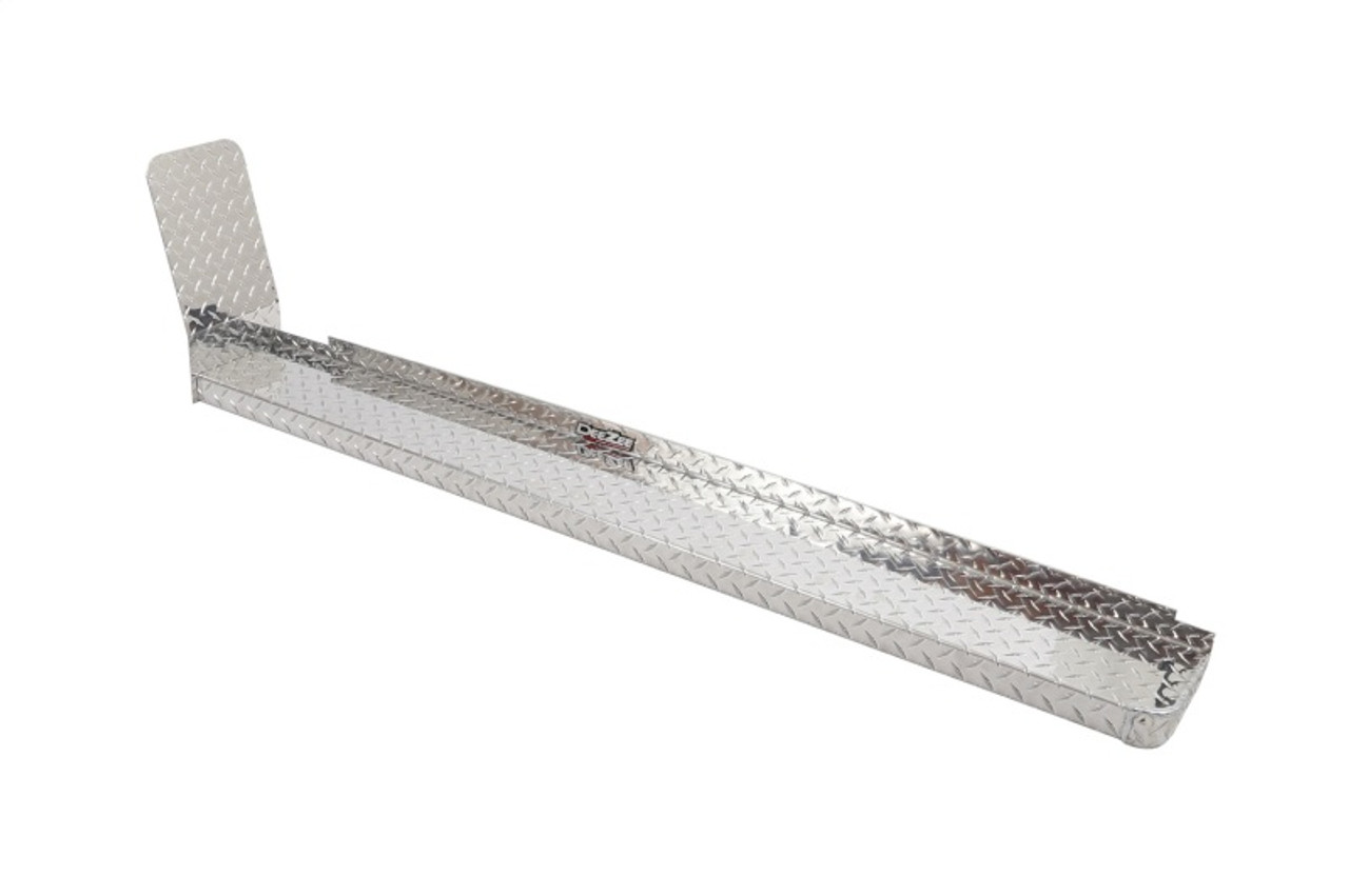 Deezee 99-13 Chevrolet Silverado Running Board Cab Section RegCab Brite-Tread Aluminum - DZ1051