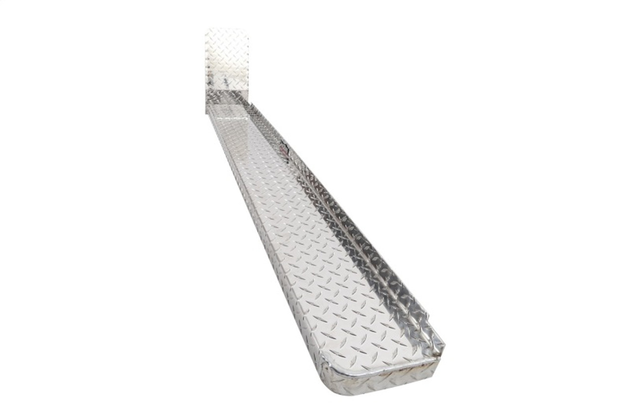 Deezee 99-13 Chevrolet Silverado Running Board Cab Section RegCab Brite-Tread Aluminum - DZ1051
