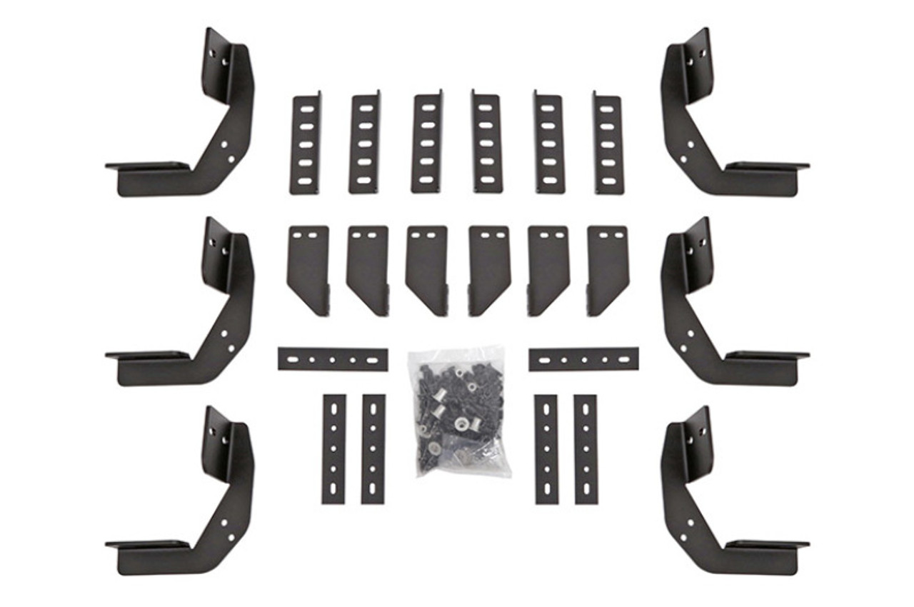 Deezee 13-23 Dodge Ram Running Board Rough Step Bracket Kit - DZ15336