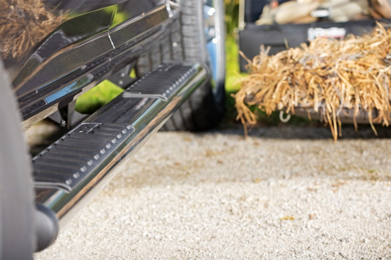 Deezee 99-23 Chevrolet/GMC/Dodge/Ford Full Size Truck Tubes - 6In Oval - Stainless Steel (RegCab) - DZ16103