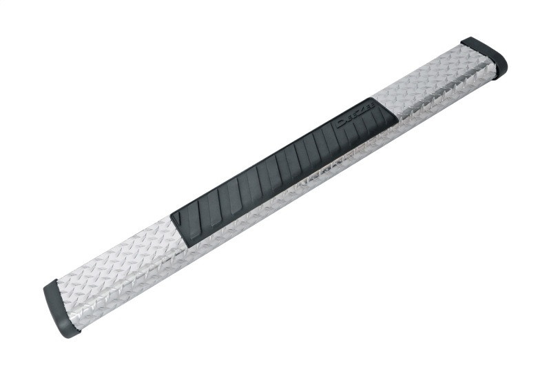 Deezee Universal Tubes - 6In Oval - Brite Tread Aluminum (ExtCab) - DZ16411