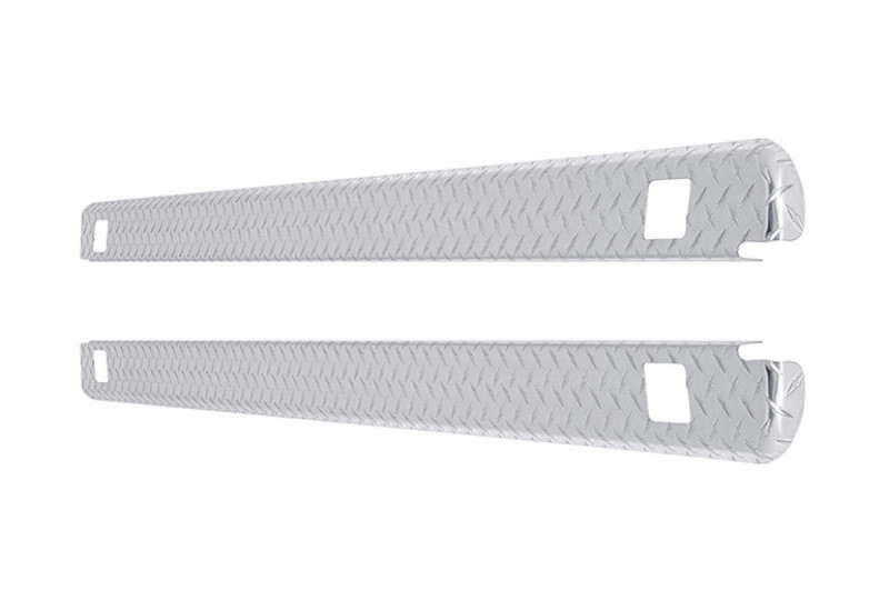 Deezee 02-09 Dodge Ram Bed Cap Wrap W/Stake Pockets Brite-Tread Aluminum 8Ft Bed - DZ31983