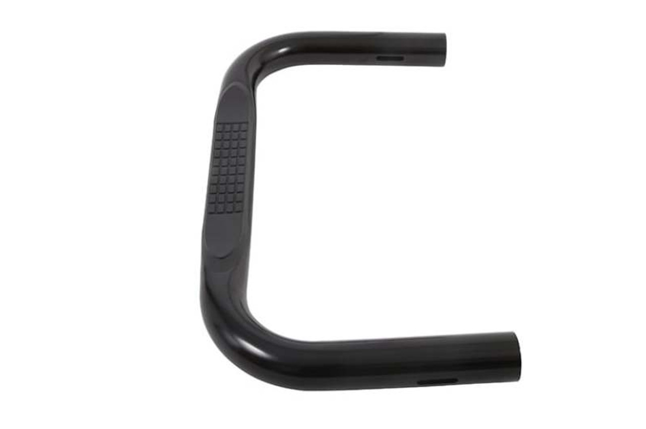 Deezee Universal Tubes - 3In Round Universal - Black Steel RegCab - DZ3700301