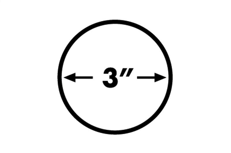 Deezee 97-04 Ford F150 Tubes - 3In Round Black Steel - DZ370291