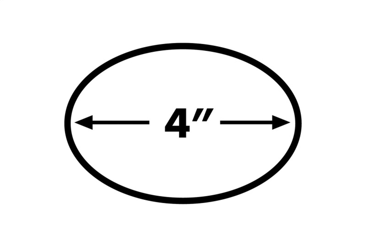 Deezee 14-18 Chevrolet Silverado Tubes - 4In Oval Stainless Polished (ExtCab) - DZ372527