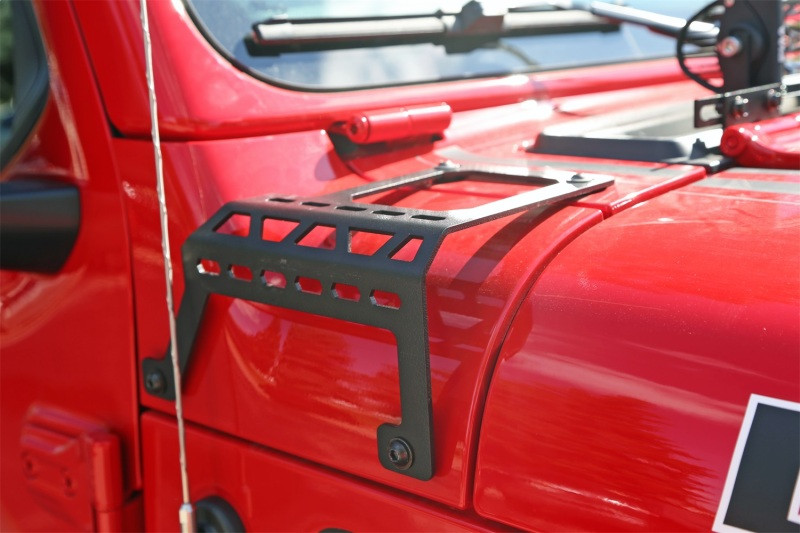 Deezee 18-23 Jeep JL Jeep Cowl Light Bracket - DZ4445JL