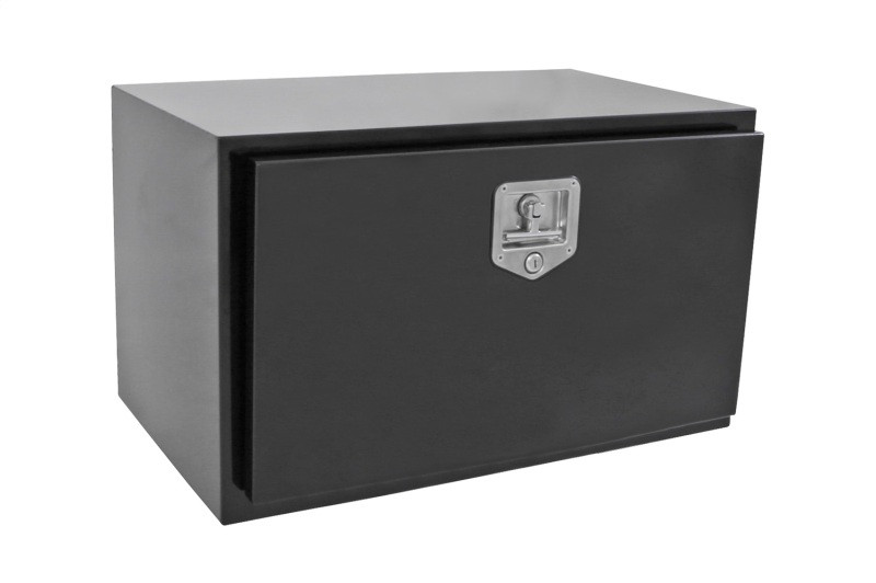 Deezee Universal Tool Box - Specialty Underbed Black BT Alum 24X18X18 (Txt Blk) - DZ61TB