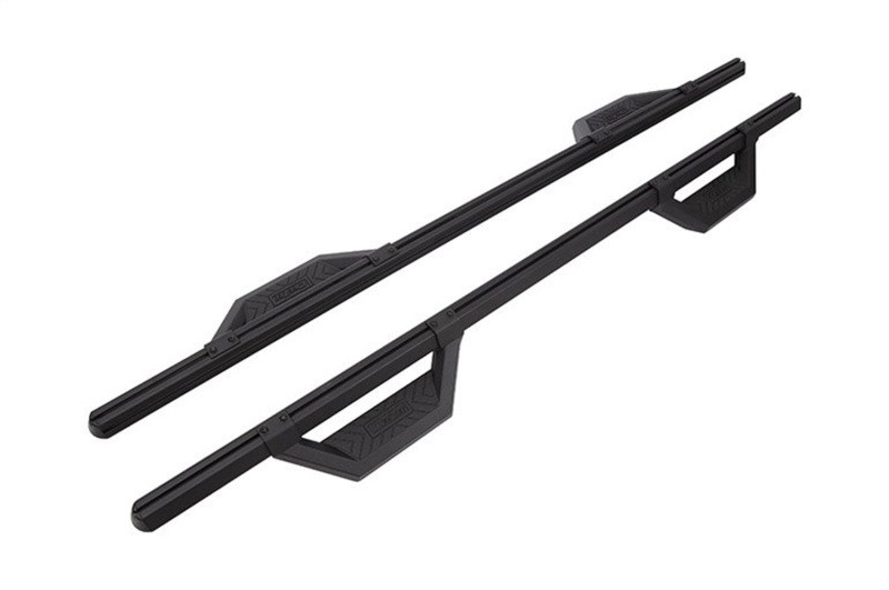 Deezee 99-23 Chevrolet/GMC/Dodge/Ford Full Size Truck Hex Cast - Crew Cab Side Steps (Txt Blk) - DZ66321CTB