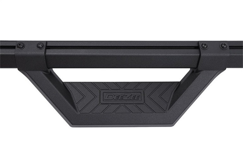 Deezee 99-23 Chevrolet/GMC/Dodge/Ford Full Size Truck Hex Cast - Crew Cab Side Steps (Txt Blk) - DZ66321CTB