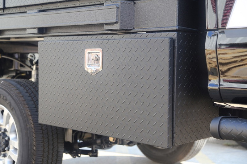 Deezee Universal Tool Box - Specialty Underbed Black BT Alum 36X20X18 (Txt Blk) - DZ77TB