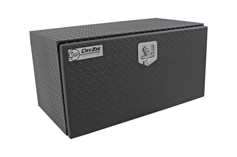 Deezee Universal Tool Box - Specialty Underbed Black BT Alum 36X20X18 (Txt Blk) - DZ77TB