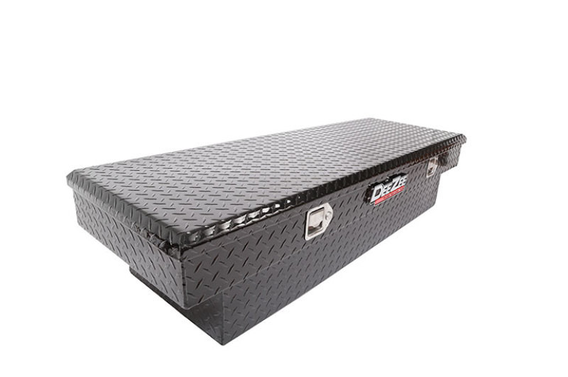 Deezee Universal Tool Box - Red Crossover - Single Lid Black BT Mid Size - DZ8163B
