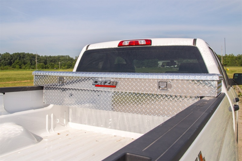 Deezee Universal Tool Box - Red Crossover - Single Lid BT Alum Full Size - DZ8170