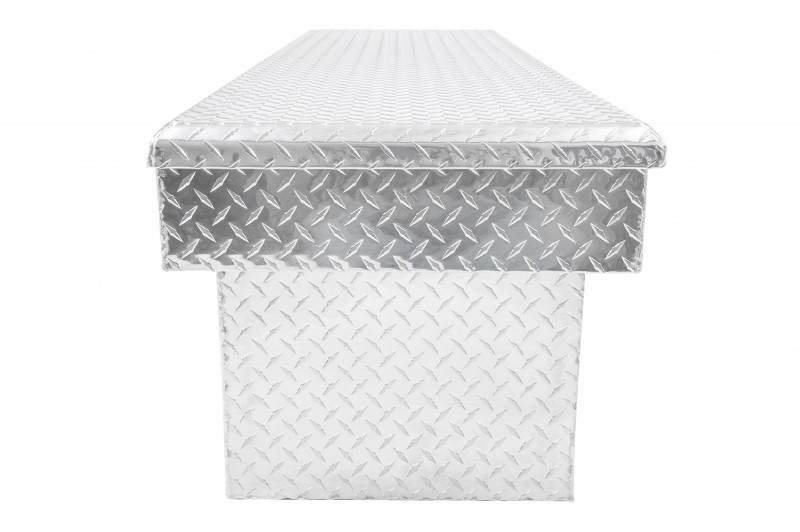 Deezee Universal Tool Box - Red Crossover - Single Lid BT Alum Full Size (Deep) - DZ8170D
