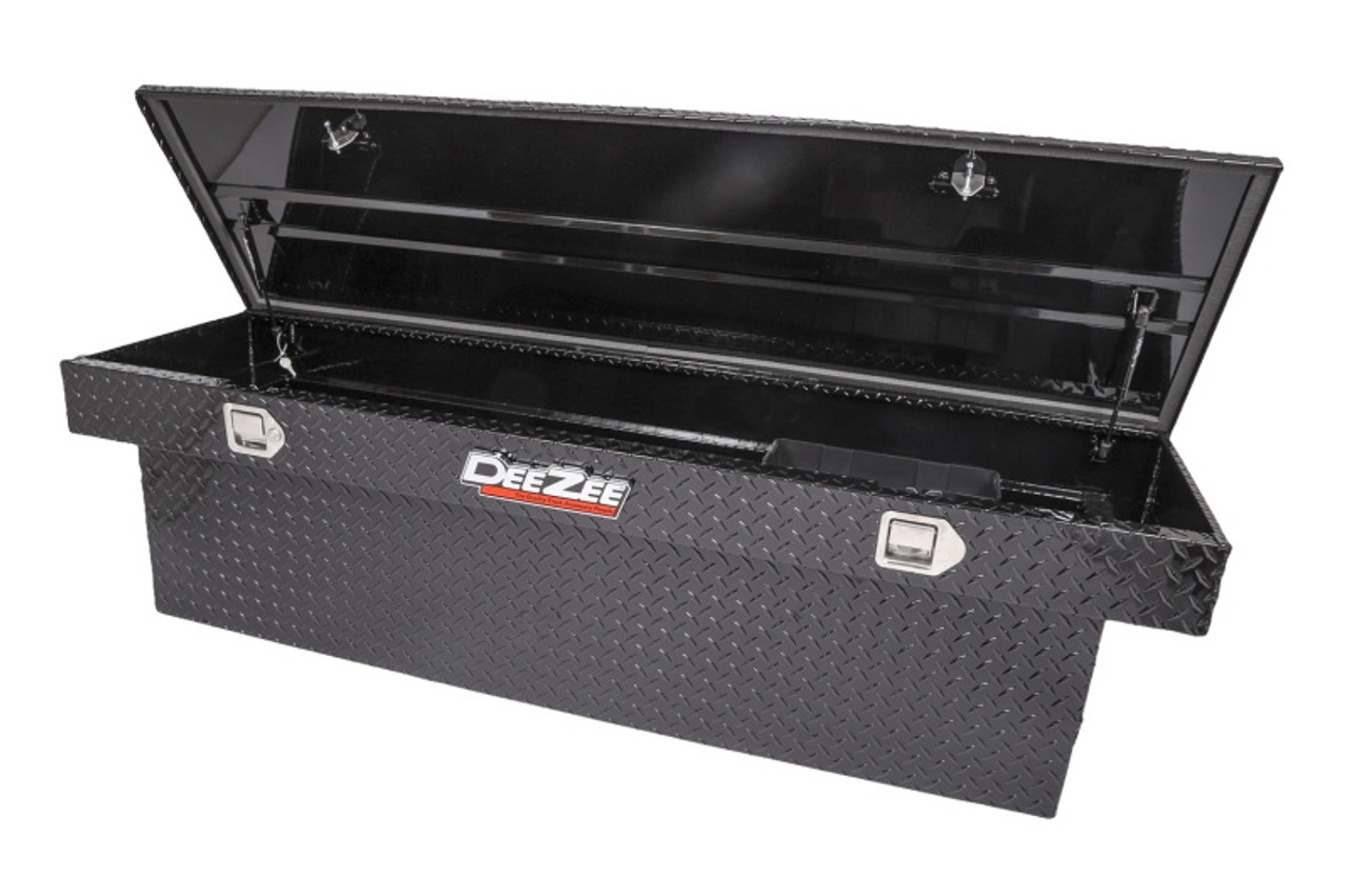 Deezee Universal Tool Box - Red Crossover - Single Lid Black BT (Deep Black) - DZ8170DB
