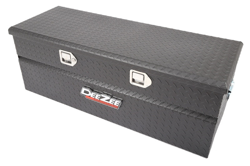 Deezee Universal Tool Box - Red Chest Black BT 46In (Txt Blk) - DZ8546TB
