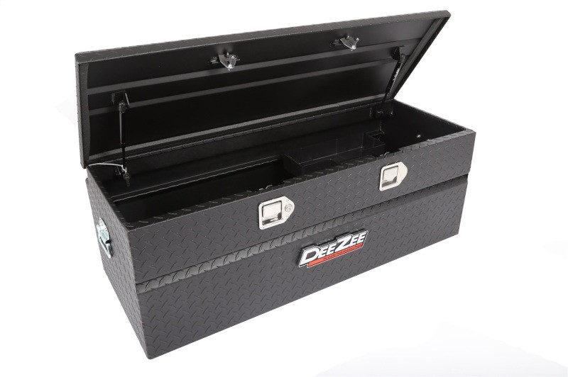 Deezee Universal Tool Box - Red Chest Black BT 46In (Txt Blk) - DZ8546TB