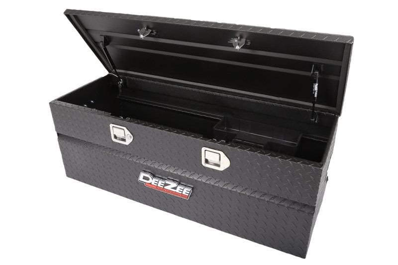 Deezee Universal Tool Box - Red Chest Black BT 46In (Txt Blk) - DZ8546TB