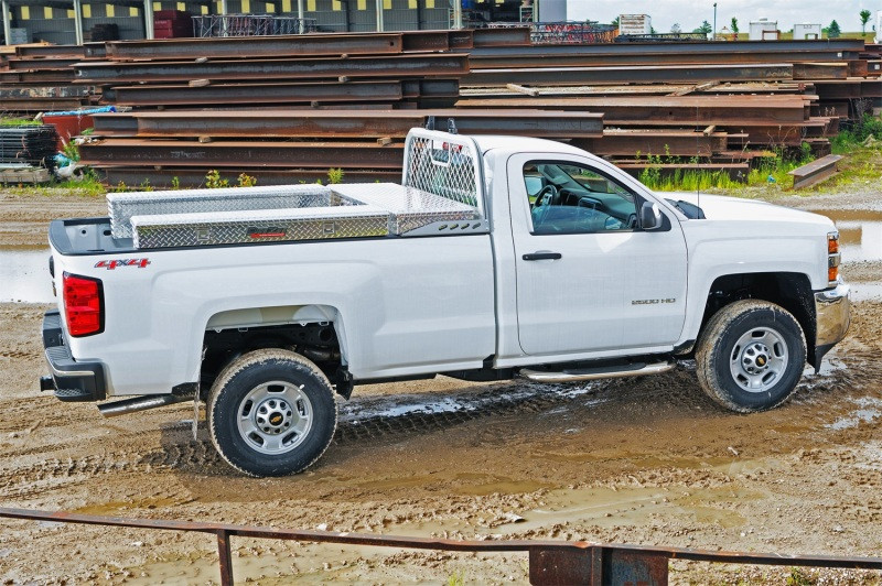 Deezee Universal Tool Box - Red Side Mount BT Alum 60In - DZ8760