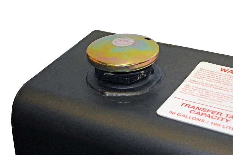 Deezee Universal Tanks - Square Black Steel - DZ91750SB