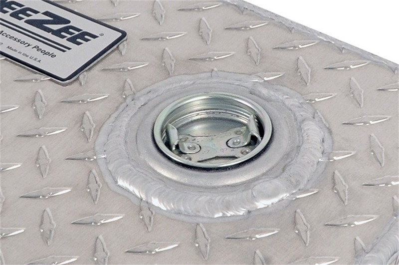 Deezee Universal Tanks - Wedge Rectangle Brite-Tread Aluminum - DZ92556