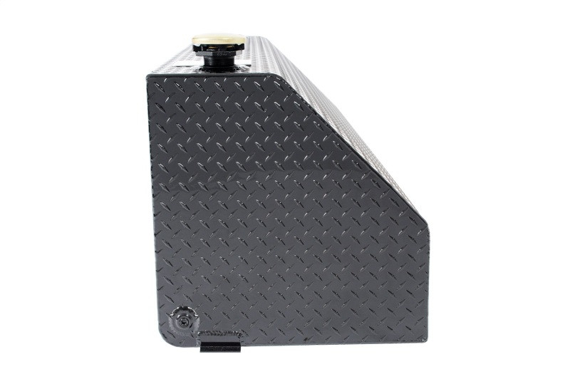 Deezee Universal Tanks - Wedge Rectangle Black Tread Aluminum - DZ92556B