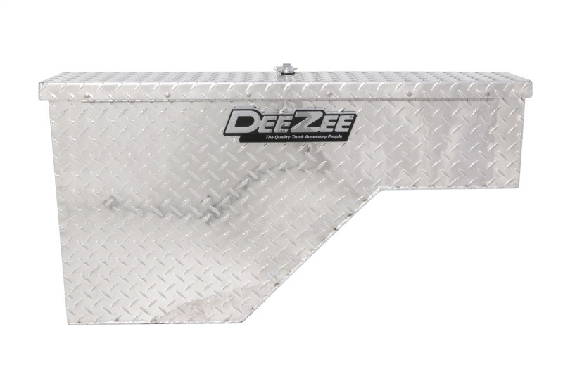 Deezee Universal Tool Box - Specialty Wheel Well BT Alum (Passenger Side) - DZ94