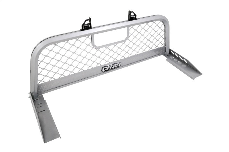 Deezee 17-23 Ford SuperDuty Cargo Management Cab Rack - Silver Mesh - DZ95072R