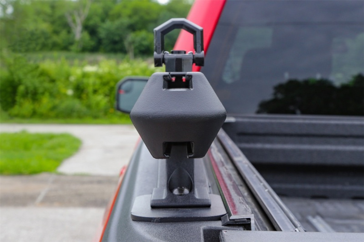 Deezee 04-23 Ford F-150/Super Duty Hex Series Side Rails - Texture Black 6 1/2Ft Bed - DZ99708TB