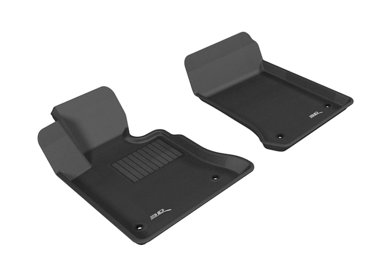 3D MAXpider 2013-2015 Mercedes-Benz GLK-Class X204 Kagu 1st Row Floormat - Black - L1MB06511509