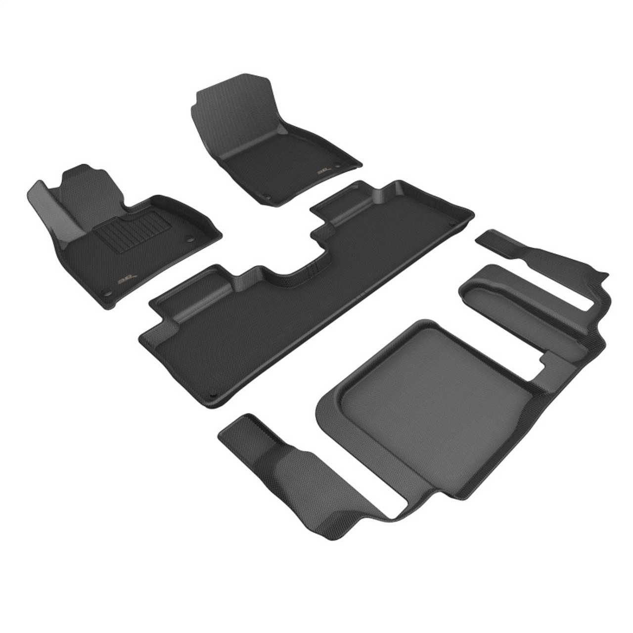 3D Maxpider 23-24 Mercedes-Benz Eqs Suv 7-Seat Kagu Black R1 R2 R3 - L1MB18701509