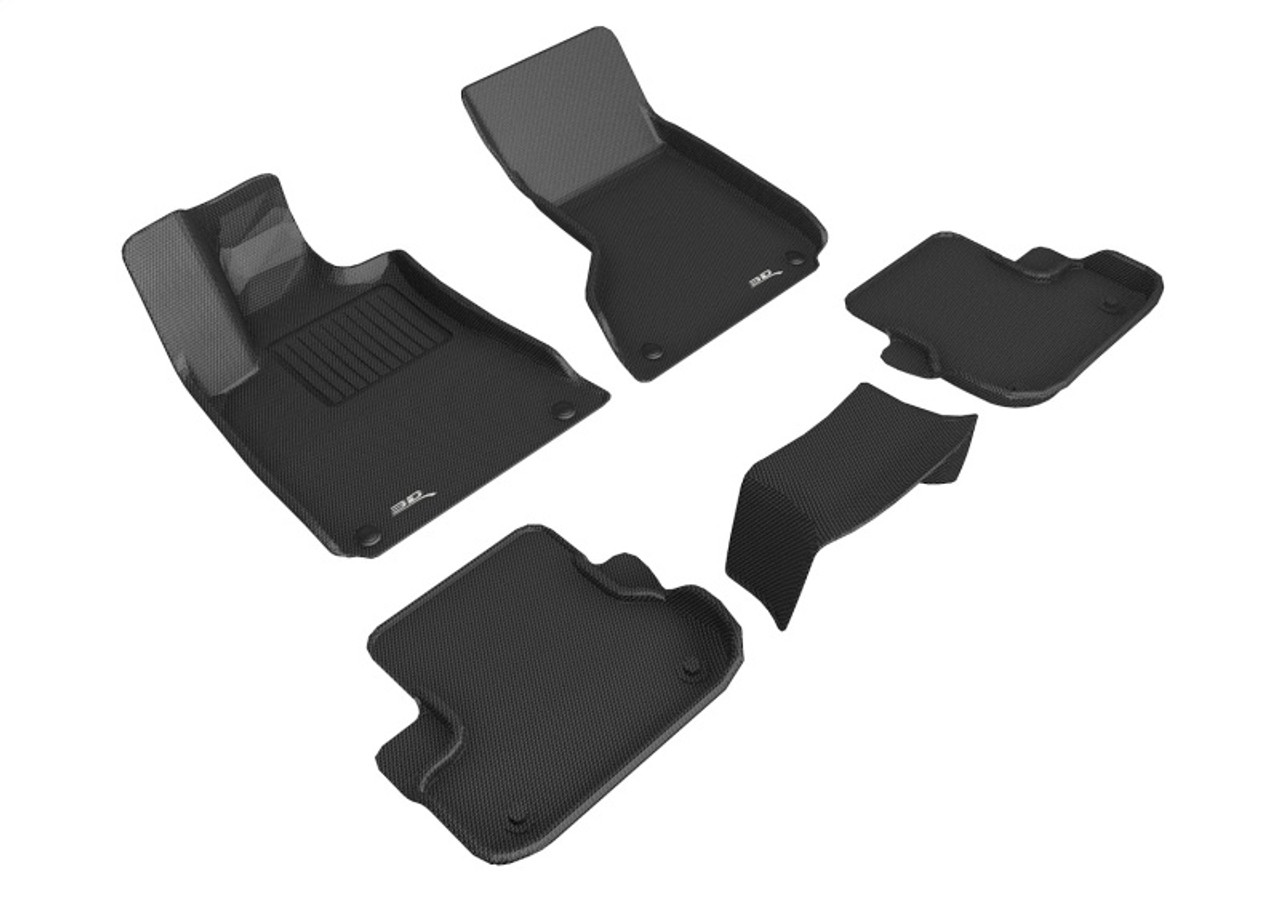 3D Maxpider 13-18 Maserati Ghibli Kagu Floor Mat- Black R1 R2 - L1MR00701509