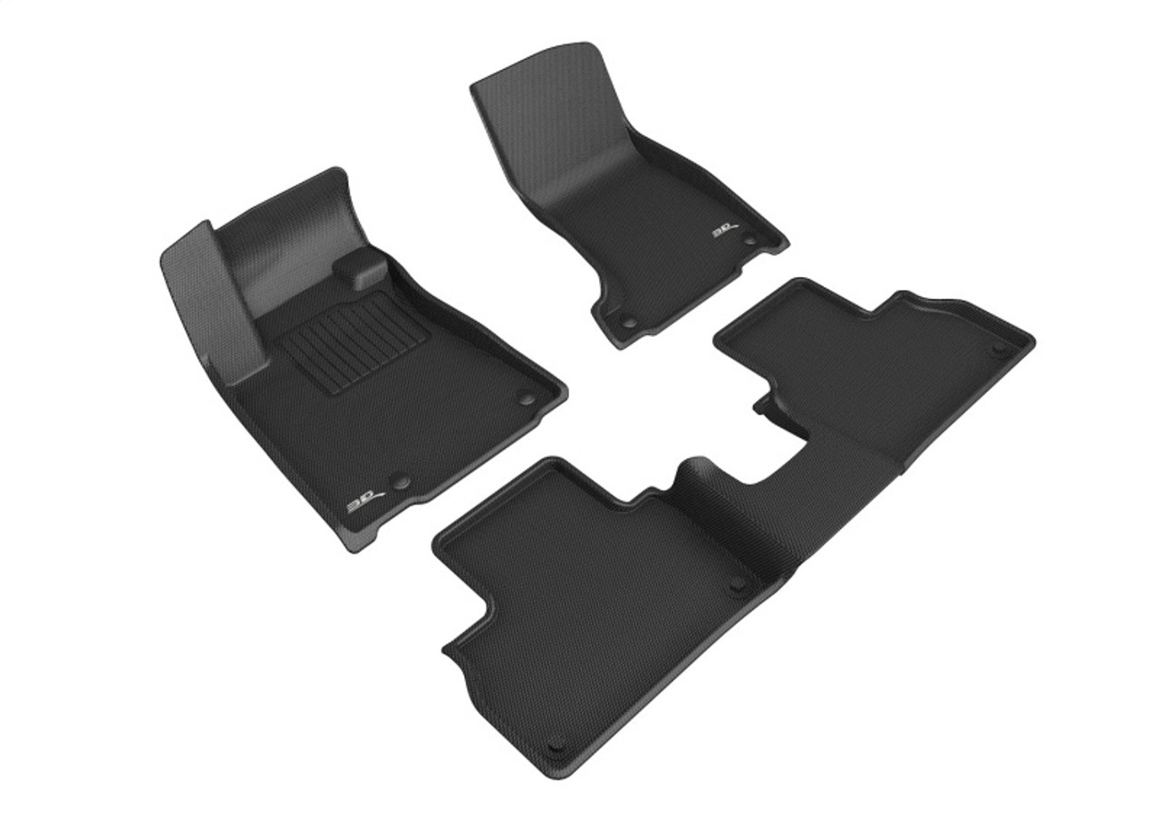 3D Maxpider 19-23 Maserati Levante Kagu Floor Mat- Black R1 R2 - L1MR01001509