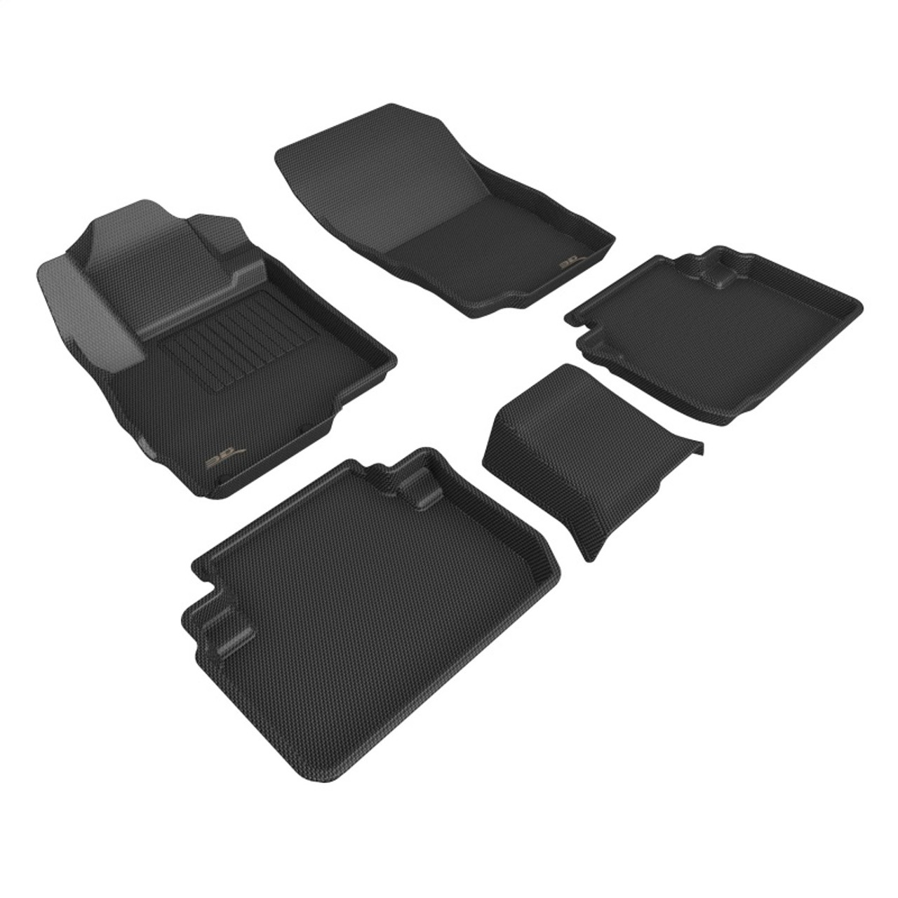 3D Maxpider 18-23 Mitsubishi Eclipse Cross Kagu Floor Mat- Black R1 R2 - L1MT05601509