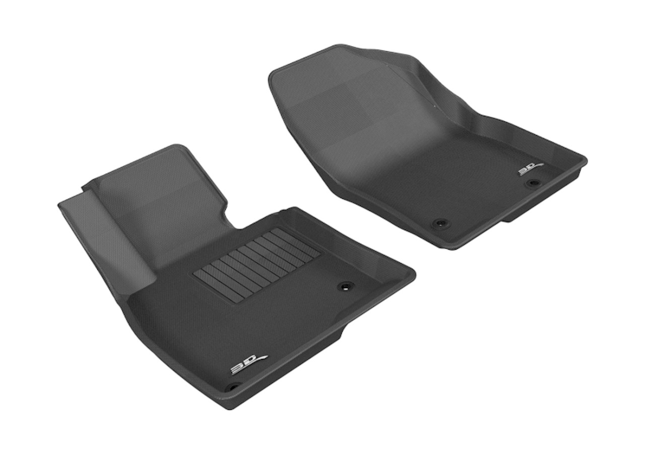 3D MAXpider 2014-2019 Mazda Mazda3/Mazda6 Kagu 1st Row Floormat - Black - L1MZ04011509