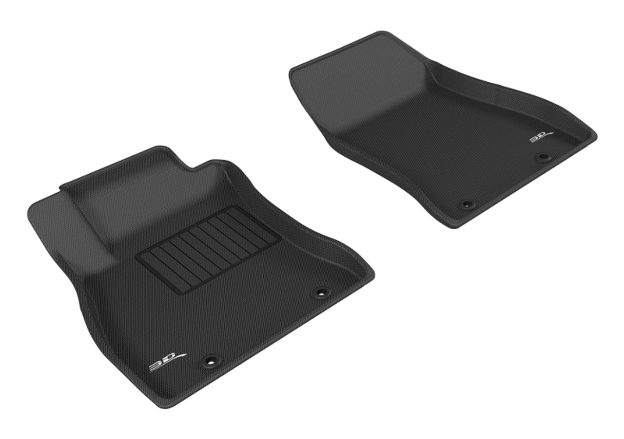 3D MAXpider 2013-2019 Nissan Sentra Kagu 1st Row Floormat - Black - L1NS07611509