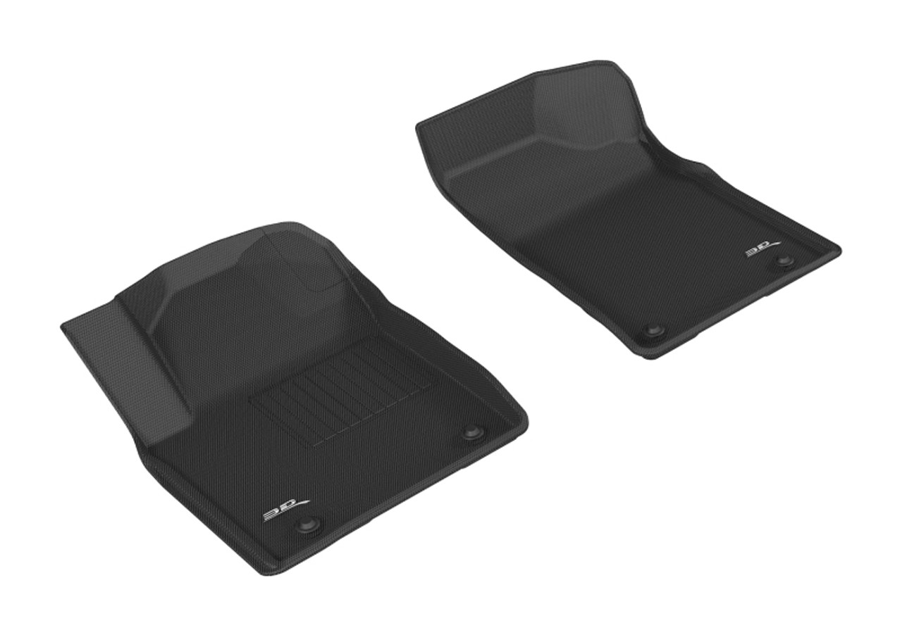 3D MAXpider 2017-2020 Nissan Armada Kagu 1st Row Floormat - Black - L1NS09511509