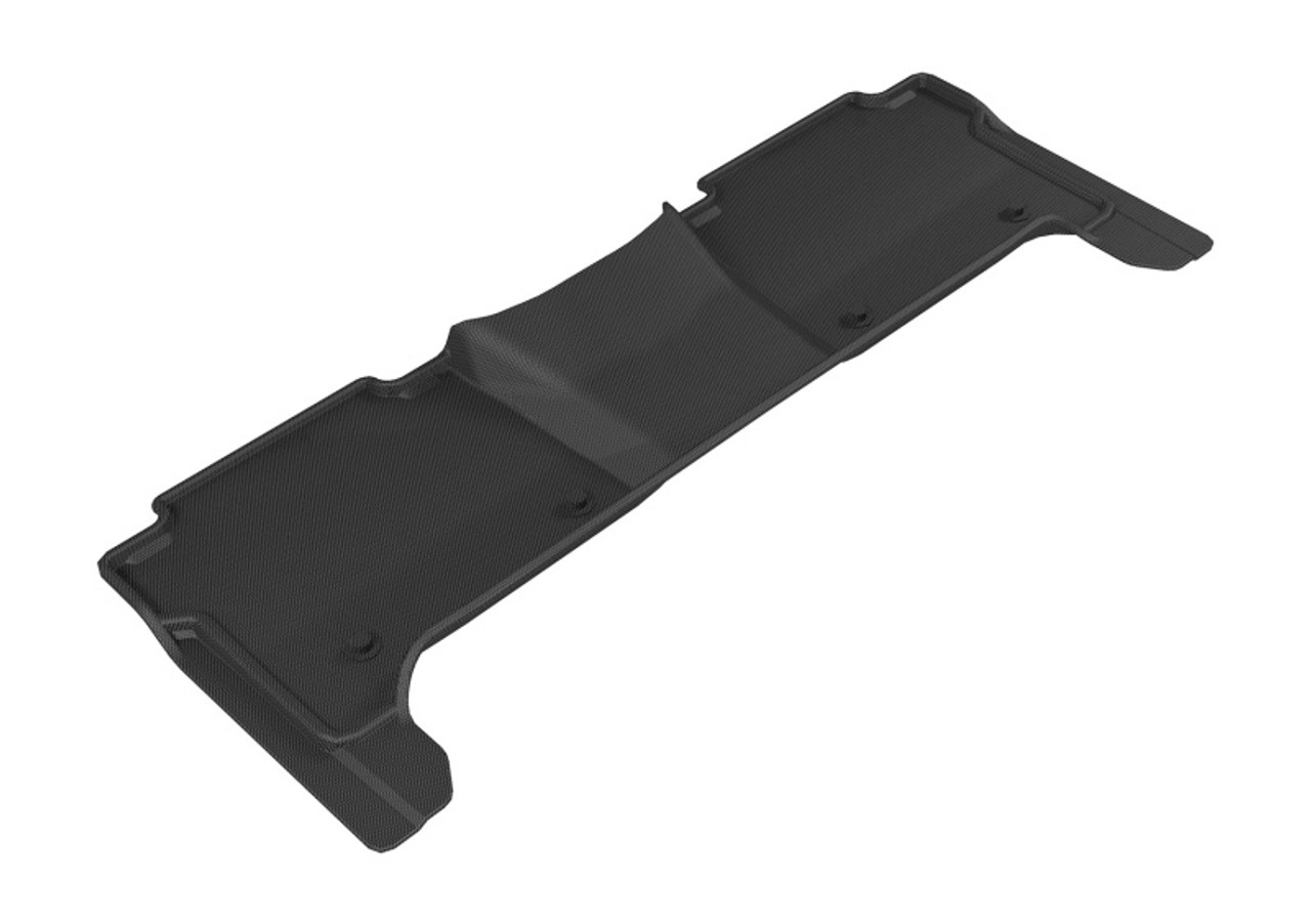 3D MAXpider 2017-2020 Nissan Armada Kagu 2nd Row Floormats - Black - L1NS09521509