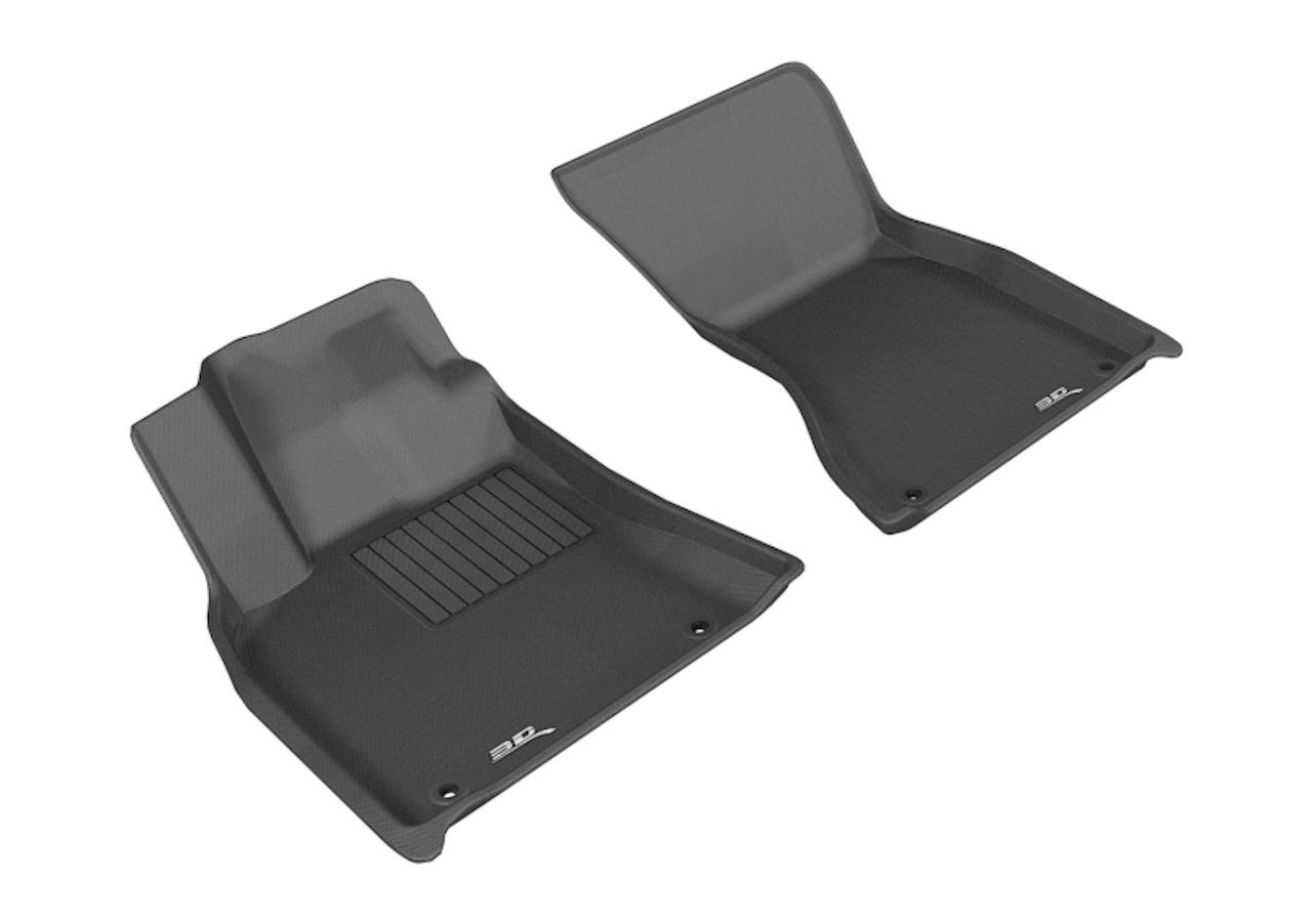 3D MAXpider 2014-2019 Porsche Macan Kagu 1st Row Floormat - Black - L1PO01411509
