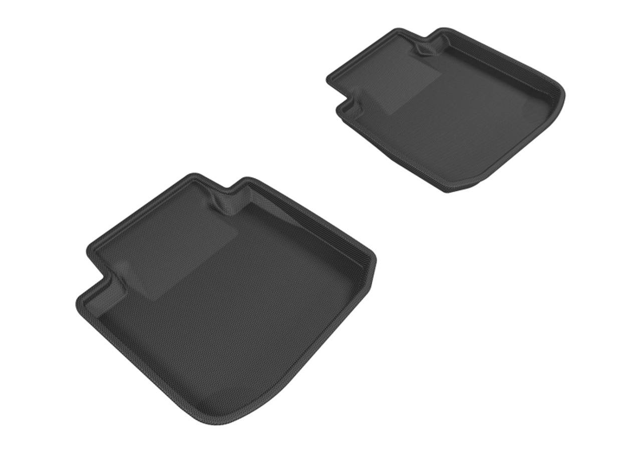 3D MAXpider 2015-2019 Subaru Legacy/Outback Kagu 2nd Row Floormats - Black - L1SB01321509