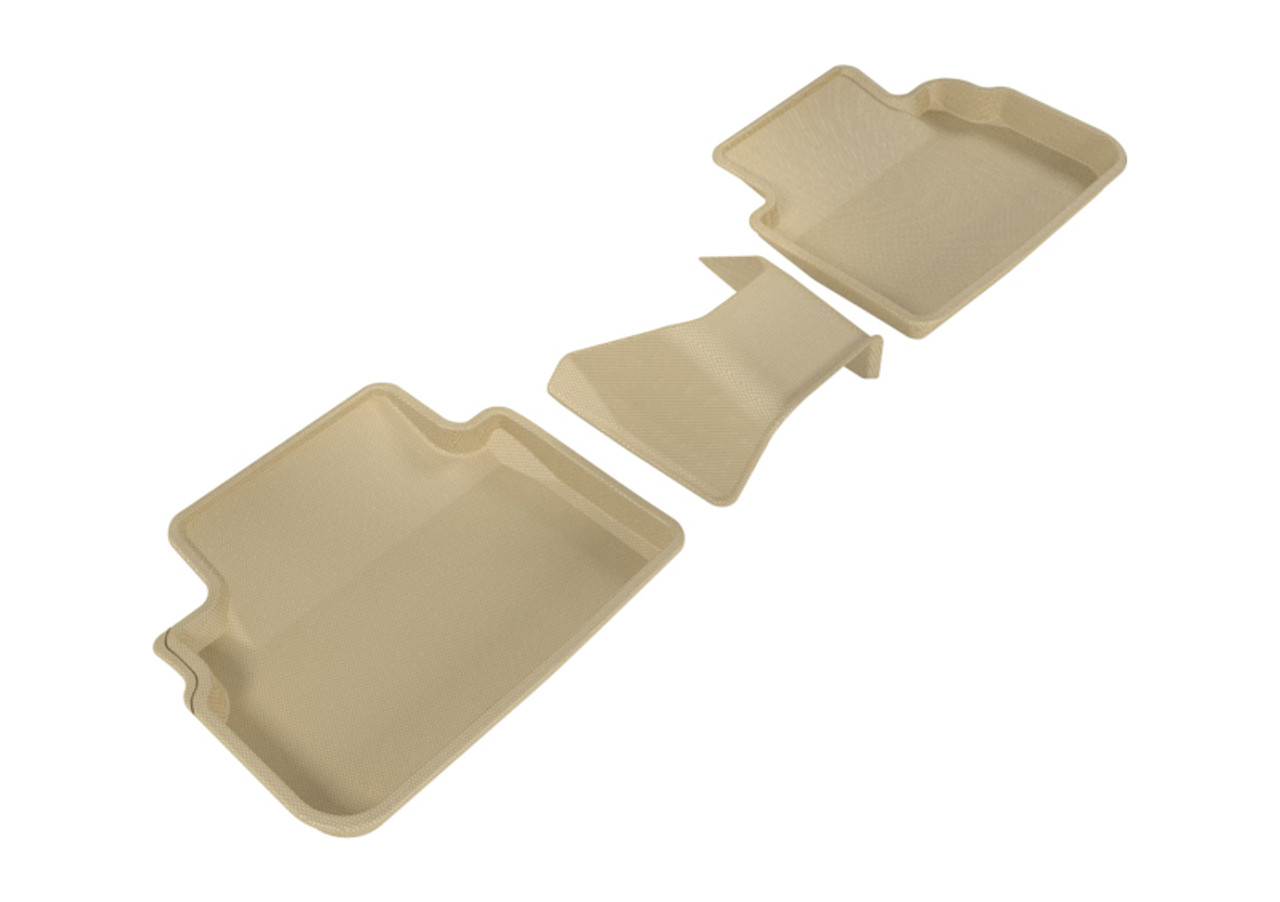 3D MAXpider 2017-2019 Subaru Impreza/Crosstrek Kagu 2nd Row Floormats - Tan - L1SB02221502