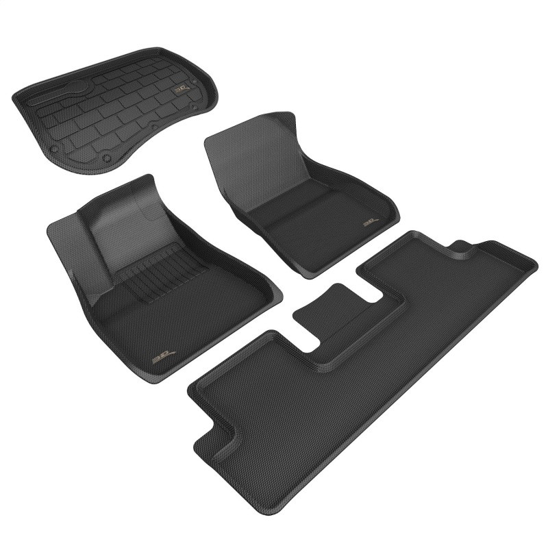 3D MAXpider 17-19 Tesla Model 3 Kagu Black Full Set Front CARGO LINER (SMOOTH BASIN) - L1TL00401509 Photo - Primary