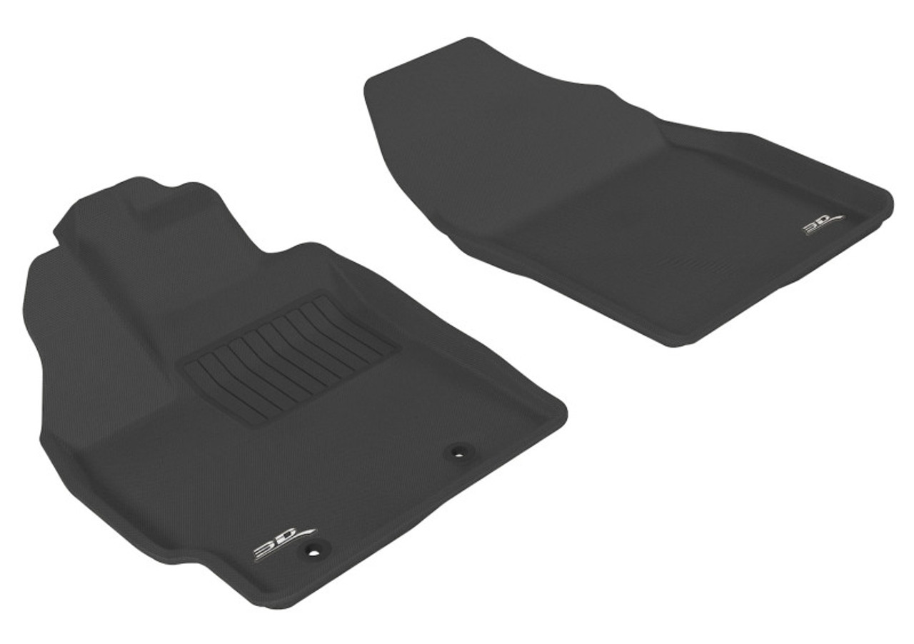 3D MAXpider 2010-2011 Toyota Prius Kagu 1st Row Floormat - Black - L1TY04011509