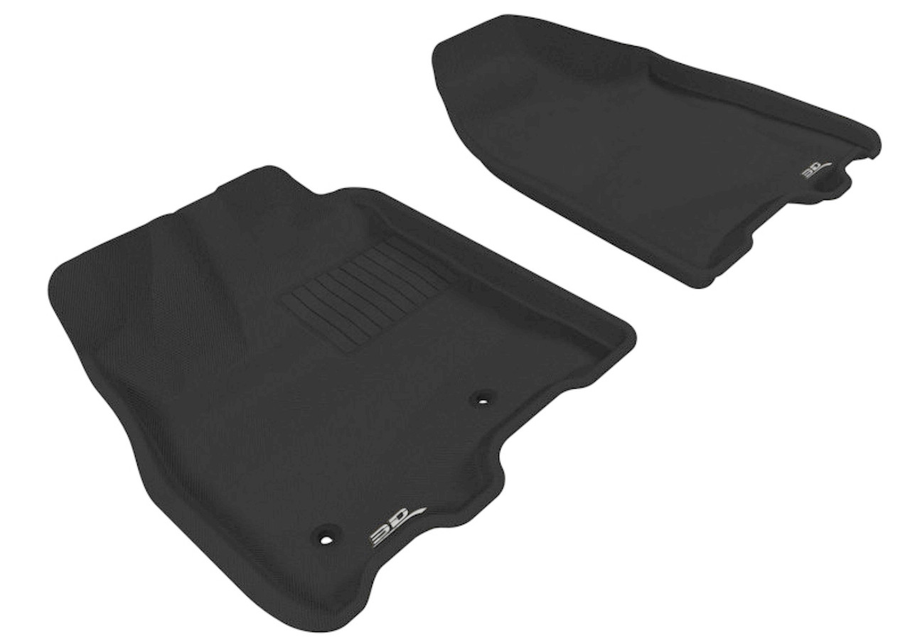 3D MAXpider 2011-2012 Toyota Sienna Kagu 1st Row Floormat - Black - L1TY05611509