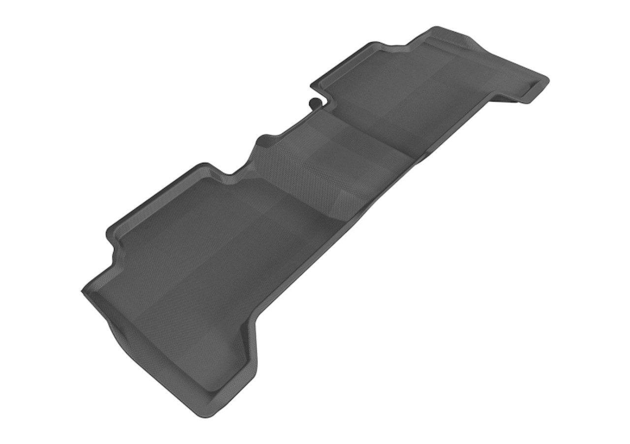 3D MAXpider 2005-2015 Toyota Tacoma Double Cab Kagu 2nd Row Floormats - Black - L1TY05721509