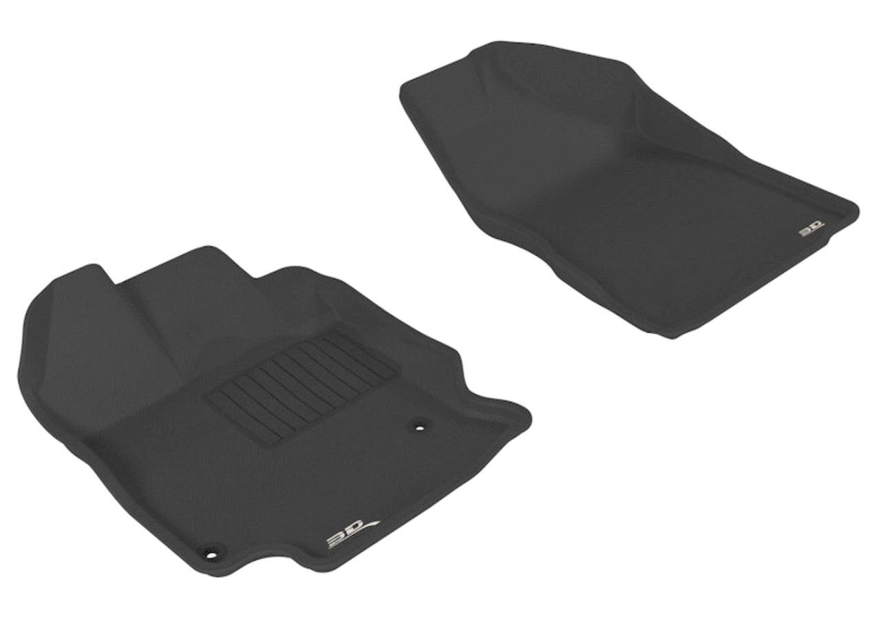 3D MAXpider 2009-2011 Toyota Venza Kagu 1st Row Floormat - Black - L1TY07811509