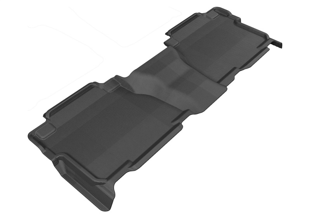 3D MAXpider 2007-2013 Toyota Tundra Crewmax Kagu 2nd Row Floormats - Black - L1TY14821509